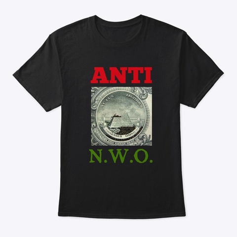 Anti N.W.O. (Alternative) Black T-Shirt Front