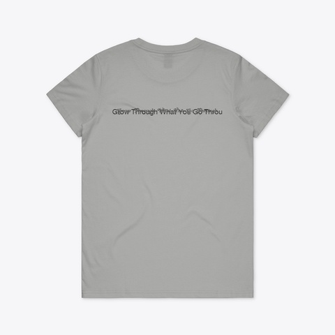 Grey Scale  Athletic Heather T-Shirt Back
