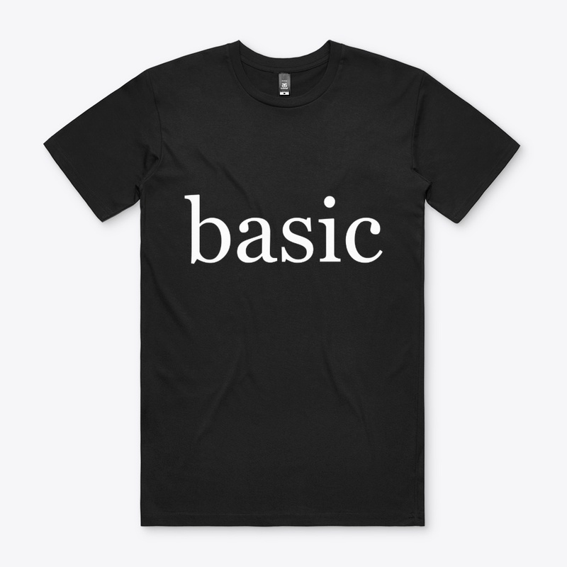 Basic Written in White
