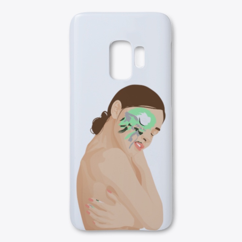 Face paint - green