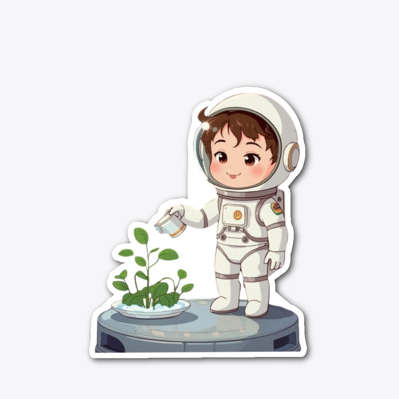 Cosmic Garden: Peace in Zero Gravity