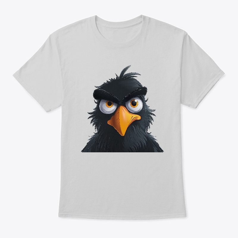 A crow carrying anger in its wings
