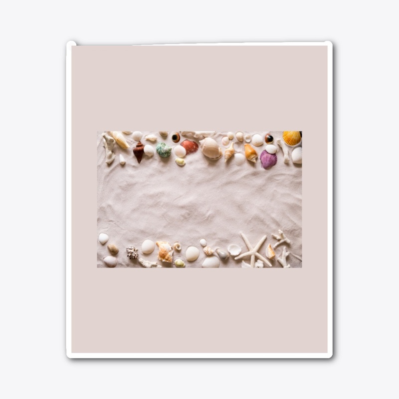 Decorated Beach Aesthetic Art