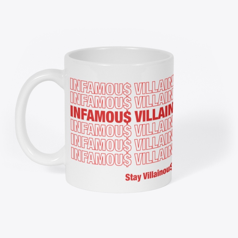 TAKEOUT BAG INFAMOU$ VILLAIN