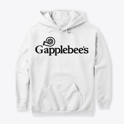 Gapple Bee's Hoodie White Camiseta Front