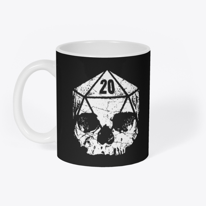 Dice Skull RPG Gaming D20