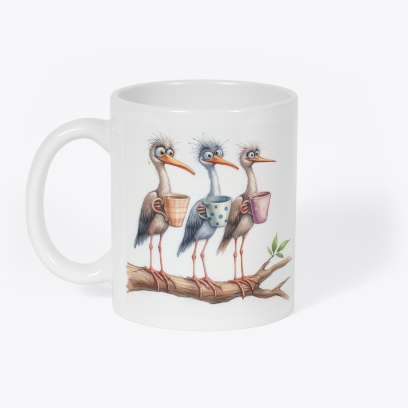 Birds of a feather sip together.