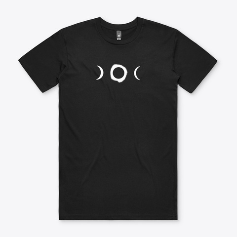I Survived The April 8th Eclipse Black T-Shirt Front