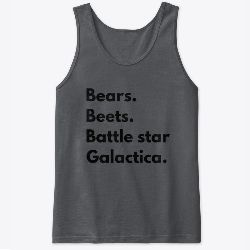 Bears. Beats. Battlestar Galactica.