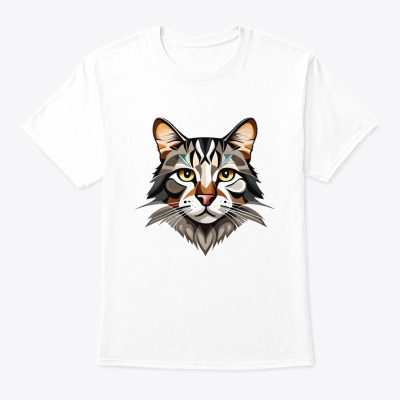 Cat head t-shirt and hoddie (customised)