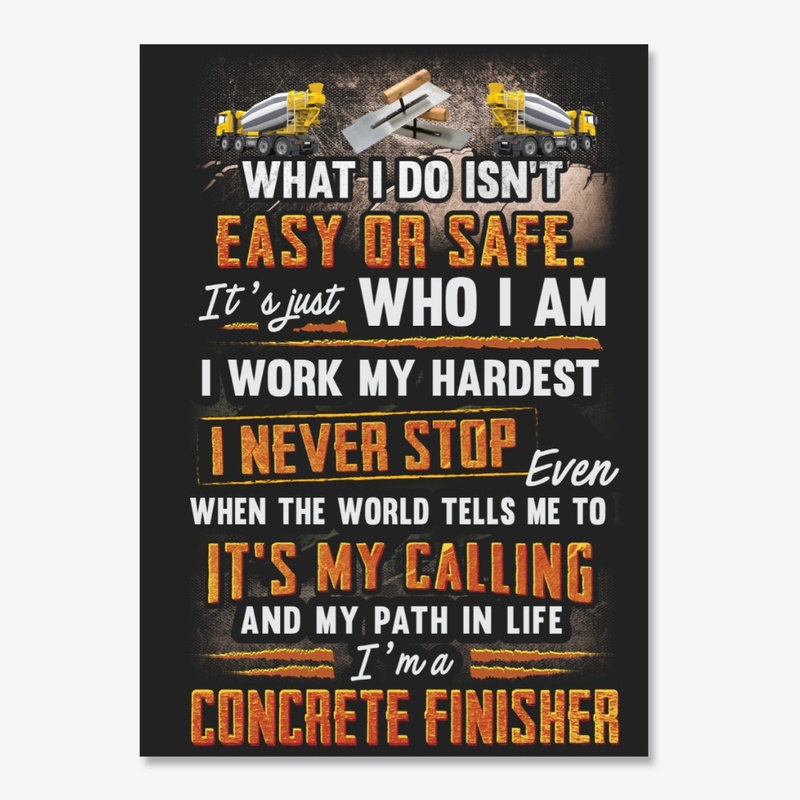 Awesome Concrete Finisher Never Stop