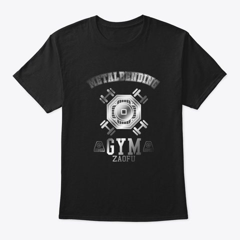 Metalbending Gym 8 Ksjb Black T-Shirt Front