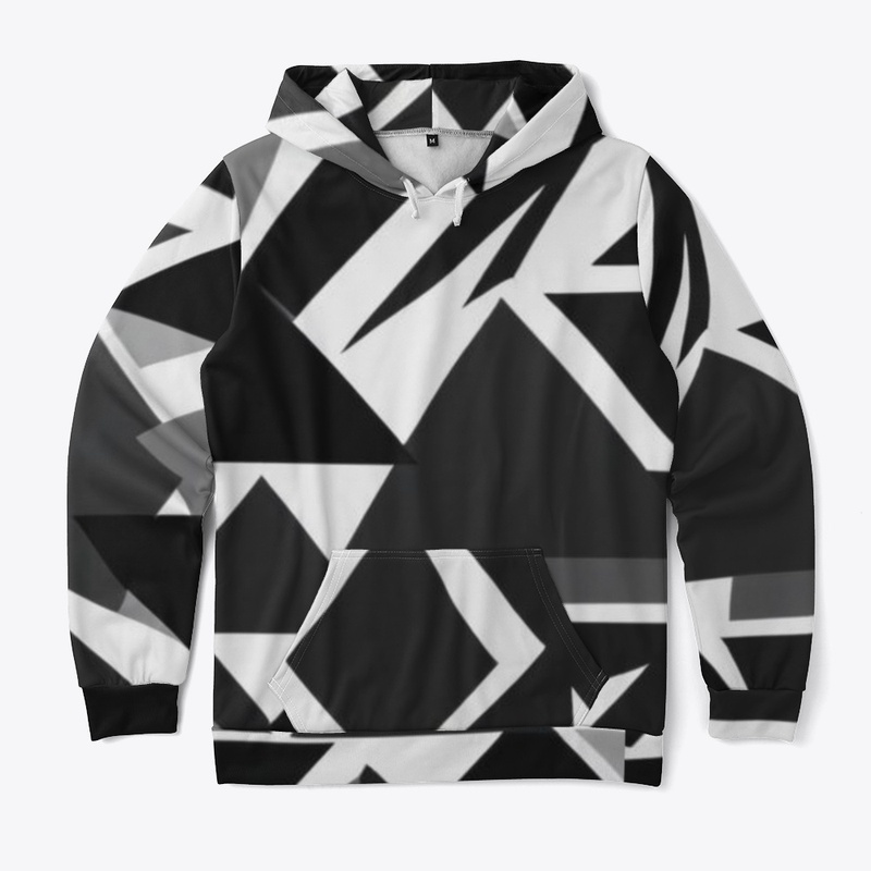  Black and Grey unisex hoodie