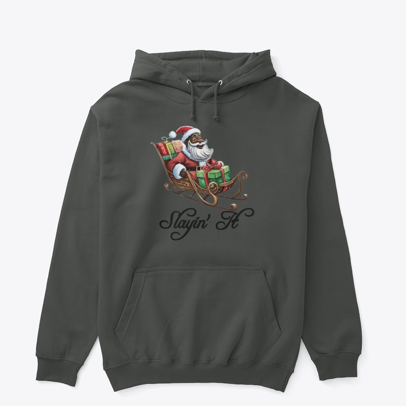 Slayin' It Black Santa Design 1