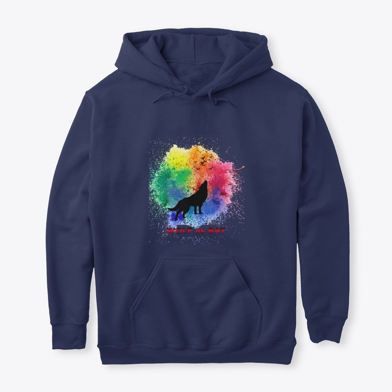 WOLF vs BAT  T  SHIRT