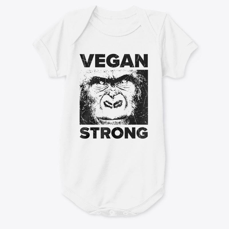 Go Vegan Strong Gorilla