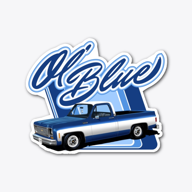Ol' Blue Squarebody Truck