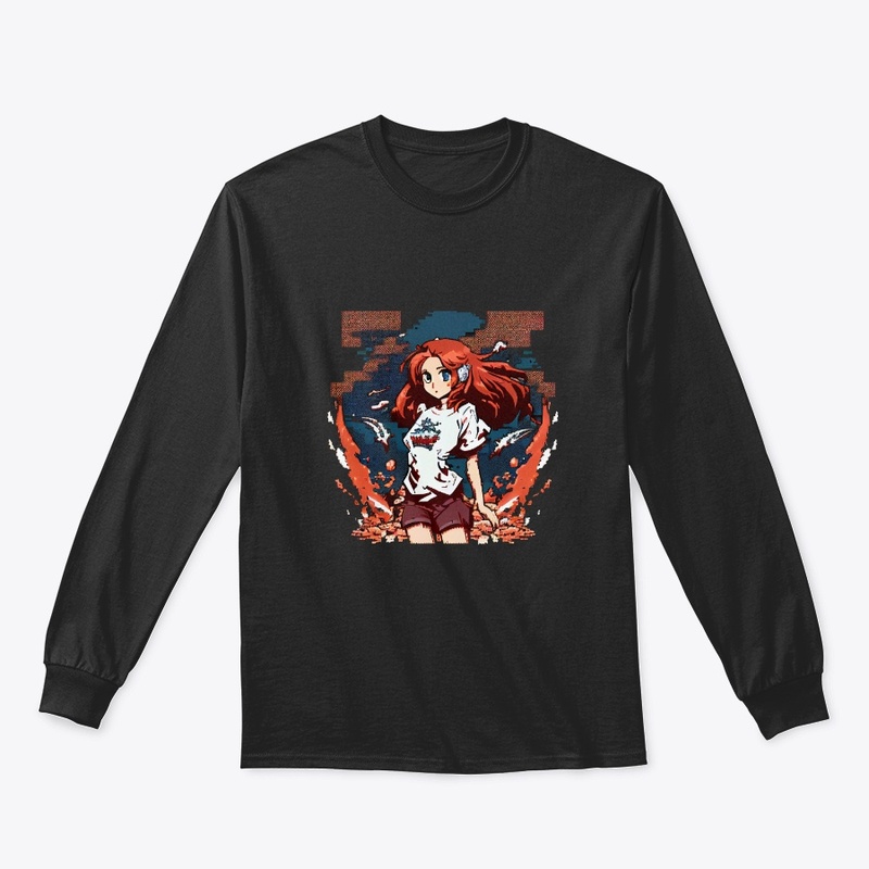  Anime girl redhead