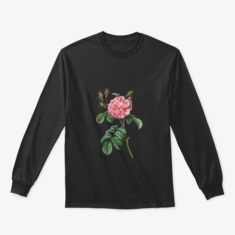 🎁 New Vintage Pink Wild Rose Botanical 