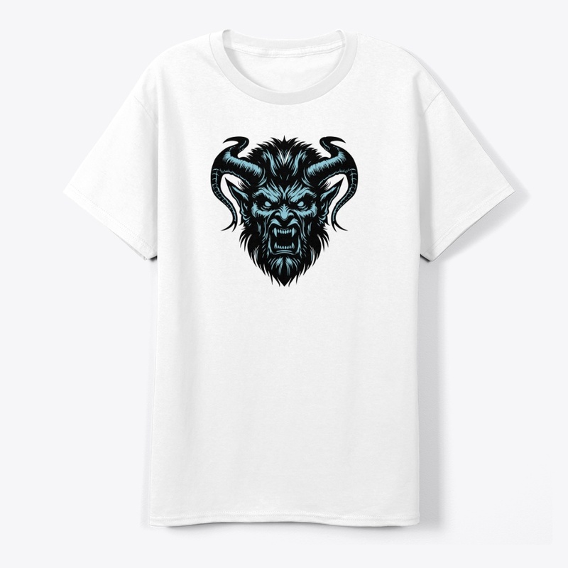 Bold and Intense Devil Head Graphic