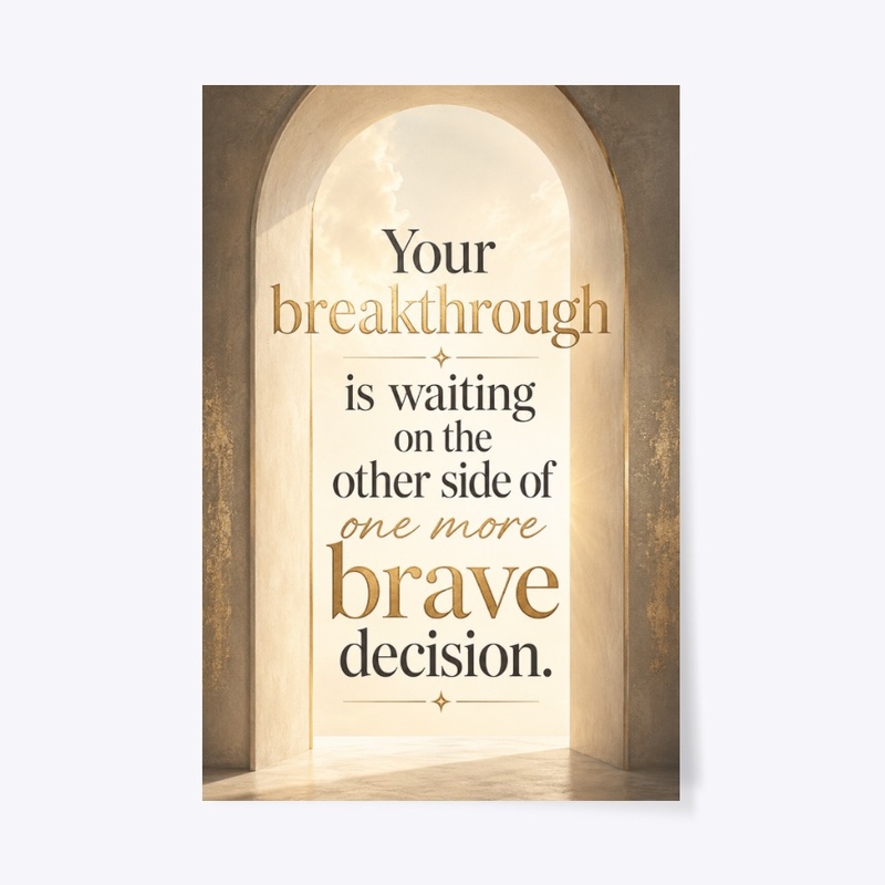Breakthrough Decision Wall Art