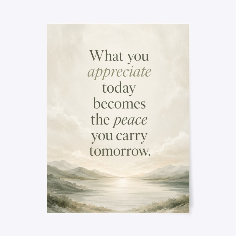 Peace You Carry Wall Print