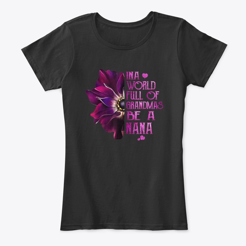 Grandmas Nana Anemone T-Shirt Gifts