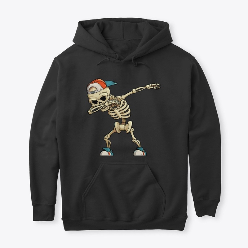 Dabbing Skeleton dab Halloween Shirt
