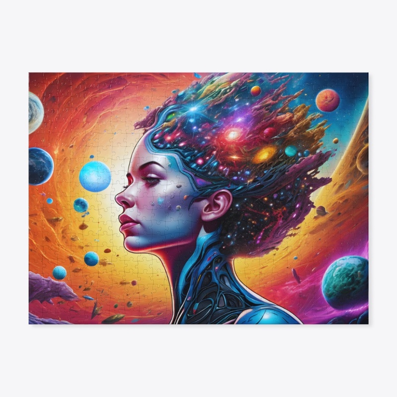 Cosmic Portrait Digital Art - PG15