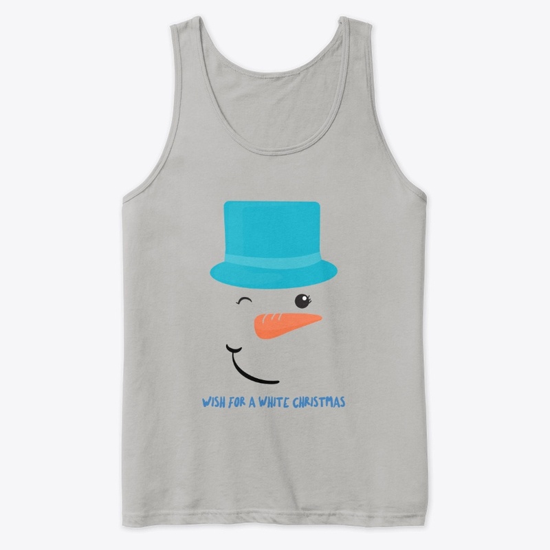  Christmas tank top cute snowman