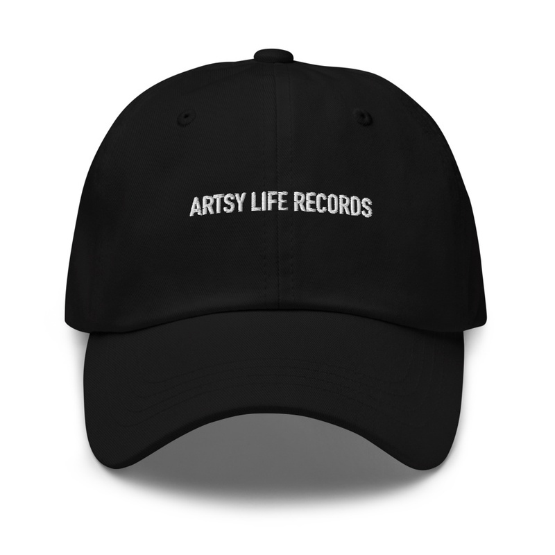 Artsy Life Records Logo Dad Cap (Black)