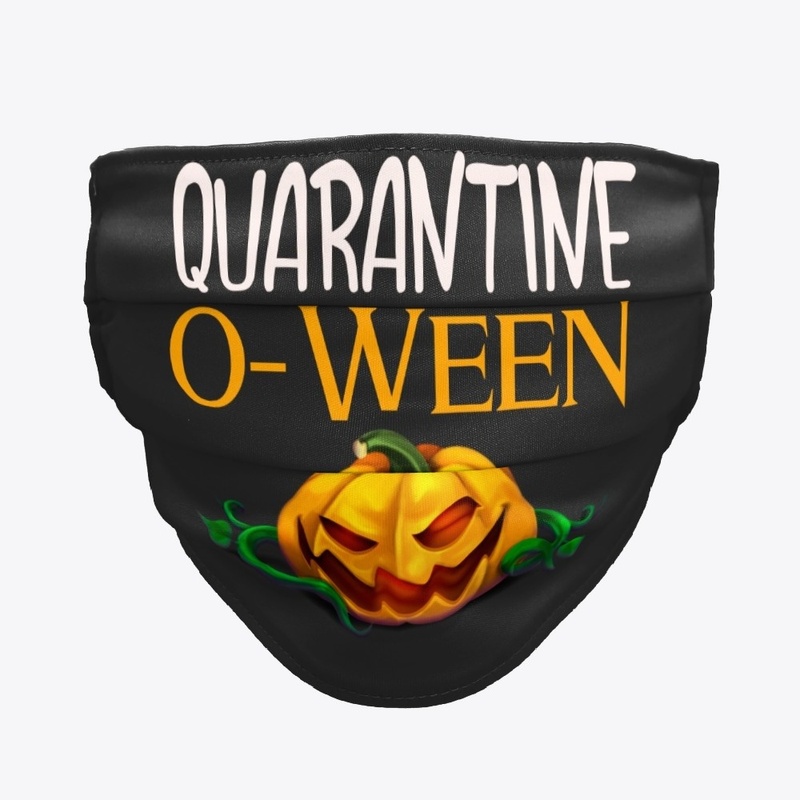 Quarantine o ween face mask