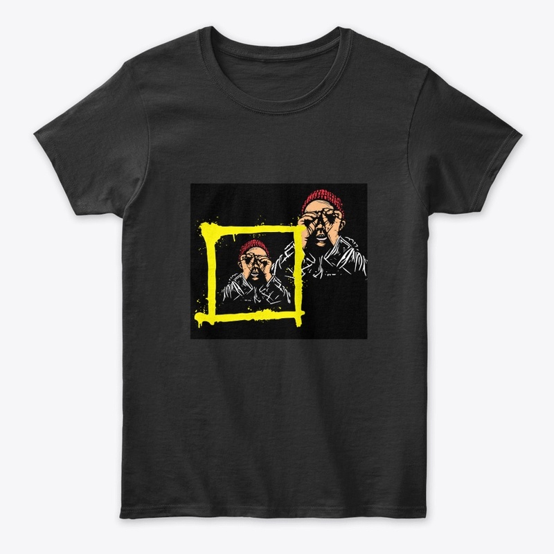 Eye contact tshirt and hoodie.