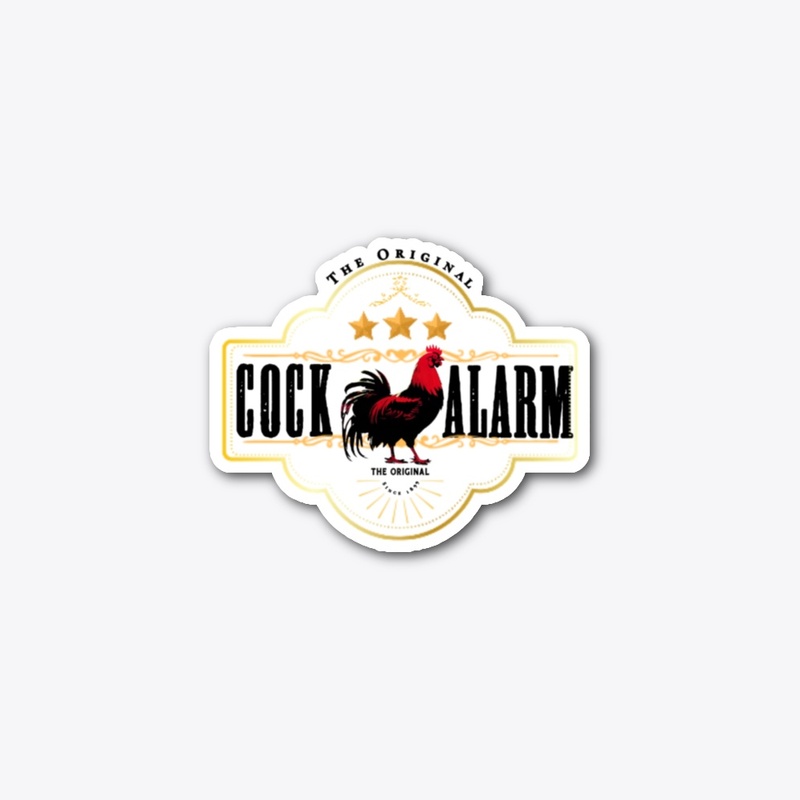 Cock Alarm funny vintage Rooster classic