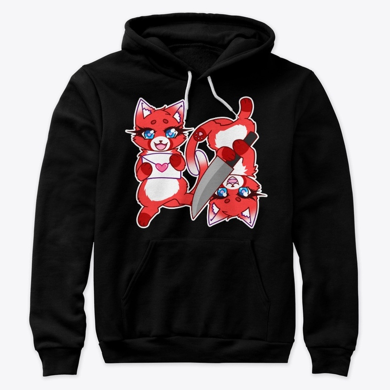 Yandere Duality Cat Klau Front Print