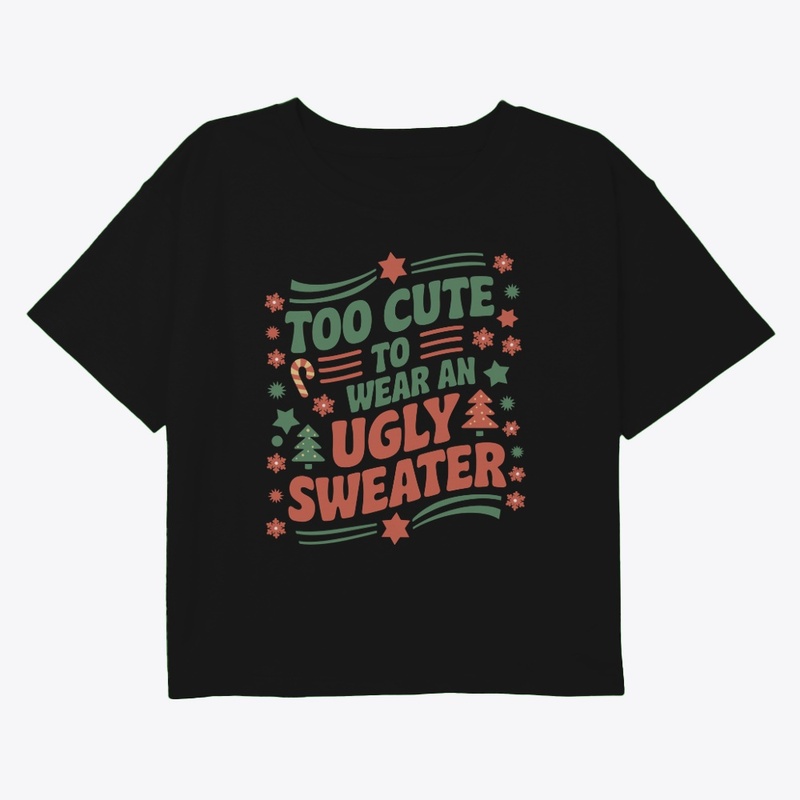 Festive Christmas T Shirt Design.