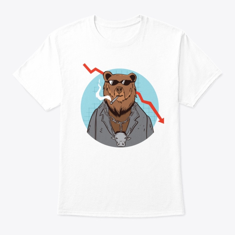 Bear Market Trend Cartoon T-shirt
