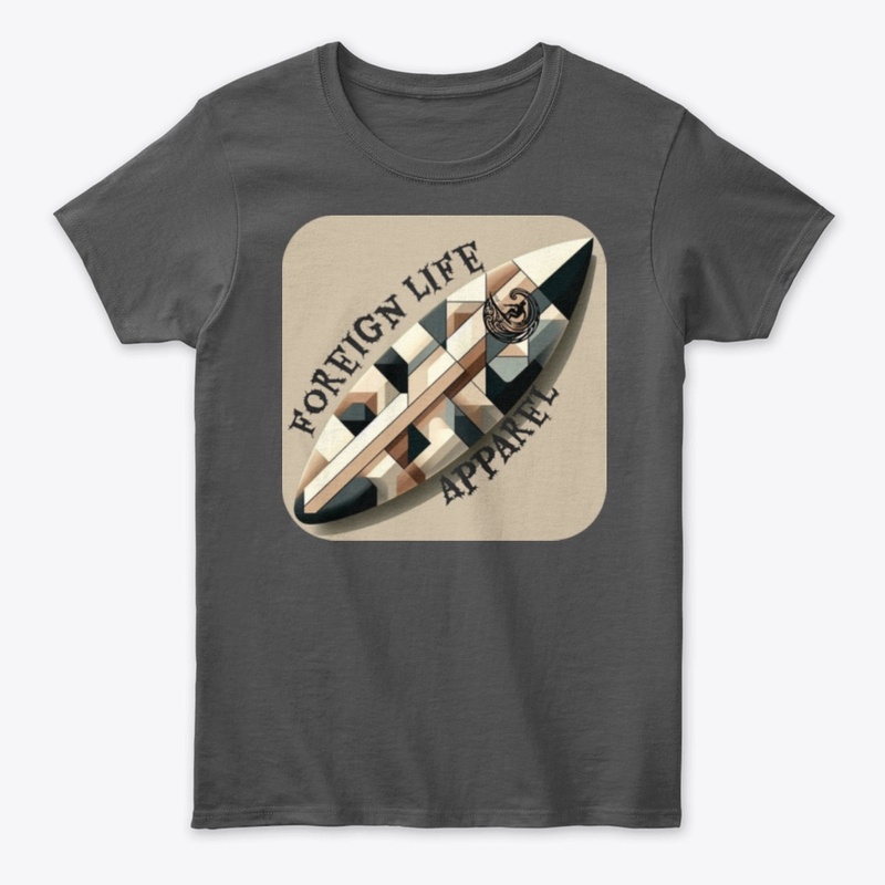 Foreign Life Beige Surfboard
