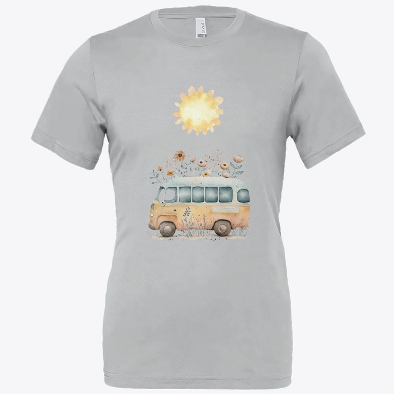 Retro Floral Van Under the Sun 