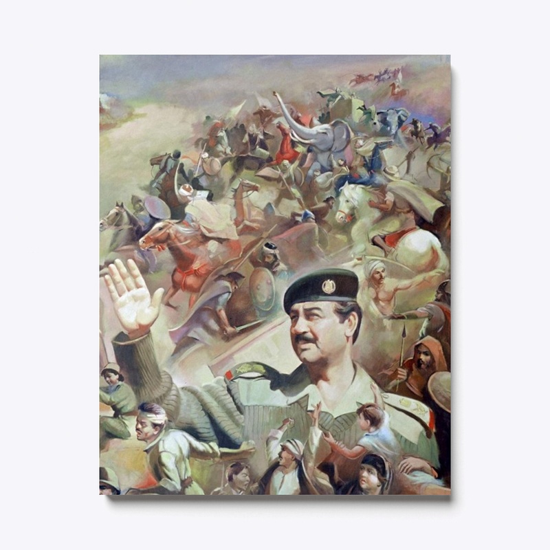 Saddam Hussein - Canvas Print