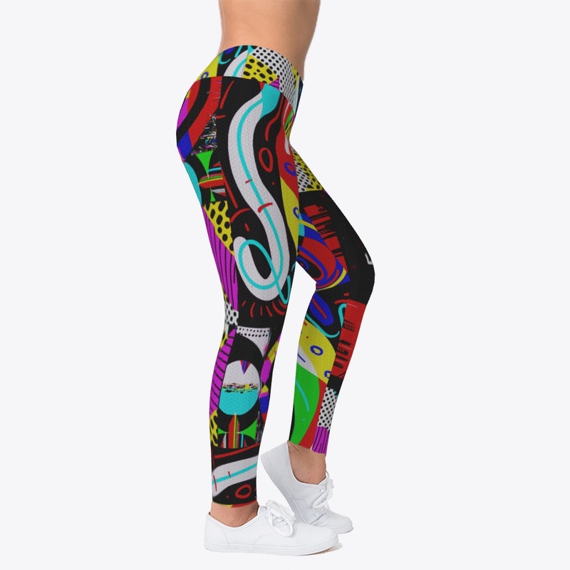 Multicolor Geometric Abstract Pattern 