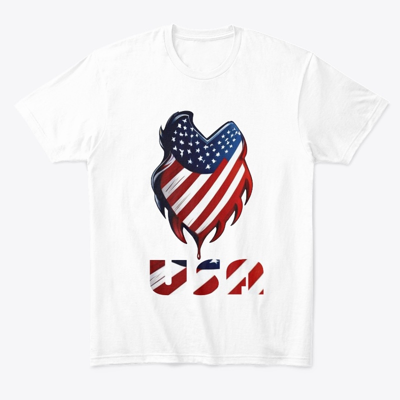 USA Flag design t-shirt