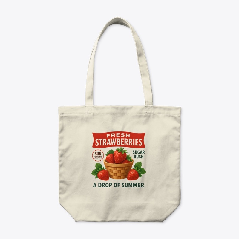 Strawberries | Vintage Fruit Art