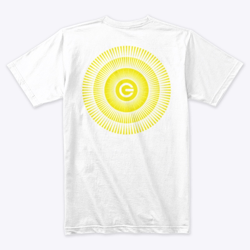 Good Energy Radial Design Tee White