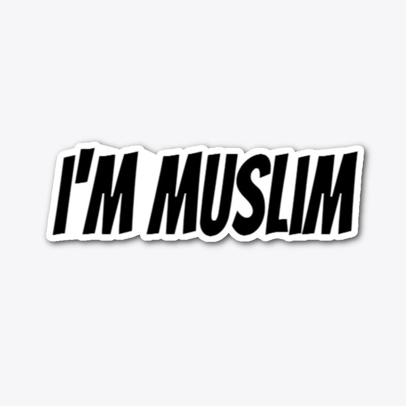 I'm muslim T-shirt design