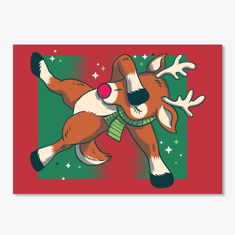 Christmas Dabbing Reindeer