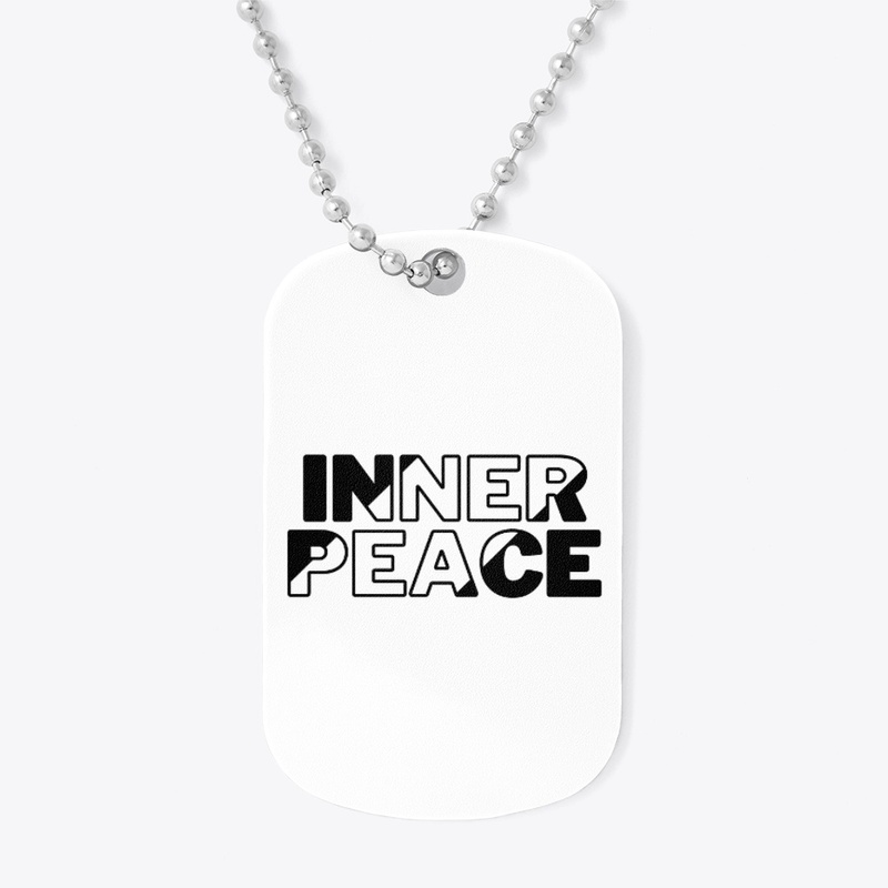INNER PEACE typography-White