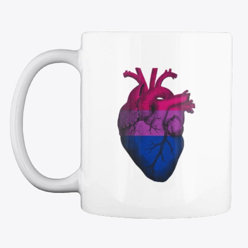 Bisexual Pride Anatomical Heart