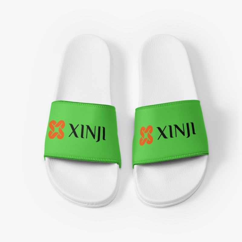 XINJI White Lightweight Slides  