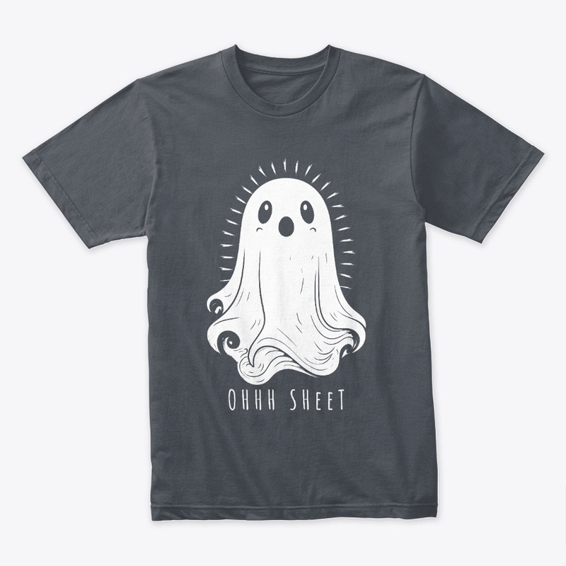 cute ghost design ohhh sheet oh sheet 